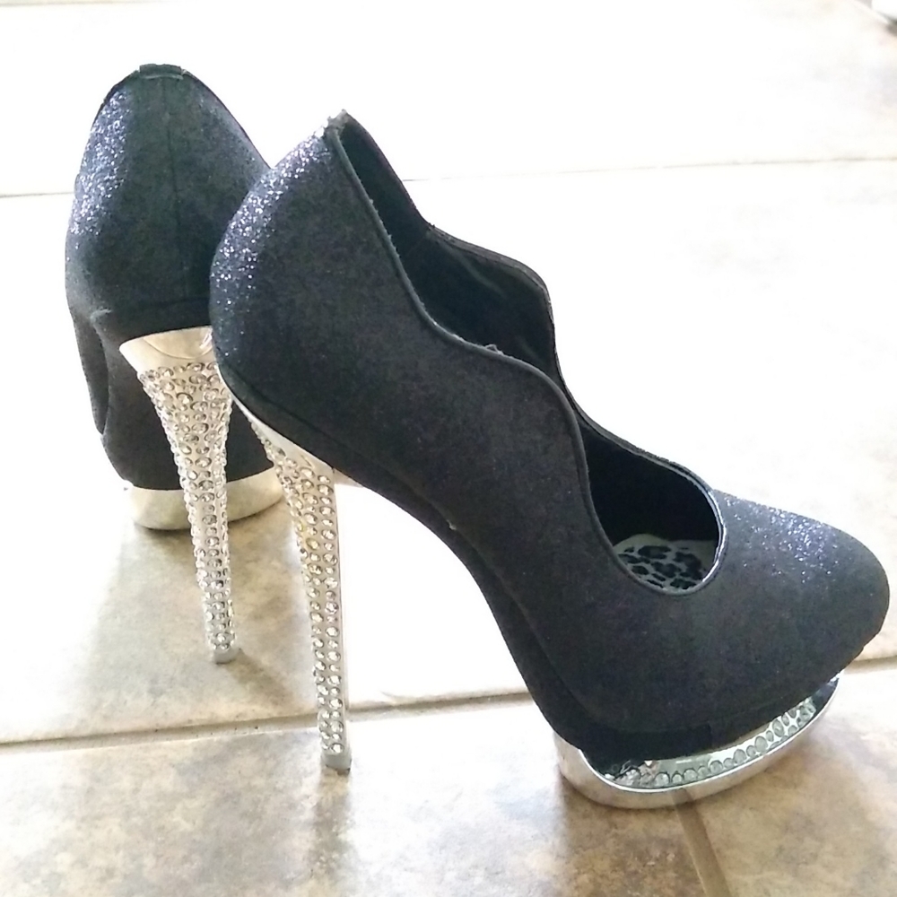 Glam stiletto heels